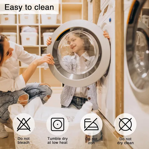 Vista 6 de Hitime Protector de colchón 100% impermeable tamaño individual, funda de colchón lavable a máquina, estilo ajustado con bolsillos profundos