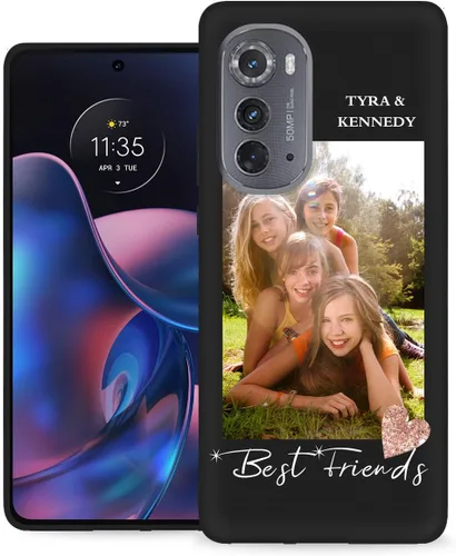 Vista 31 de Funda personalizada para Motorola Edge 2021 con nombre de texto y foto, diseño personalizado Edge2021 para teléfono móvil/smartphone/teléfono móvil