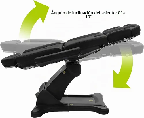 Vista 6 de Mesa Malibu eléctrica de tratamiento médico para spa, de SkinAct, color negro