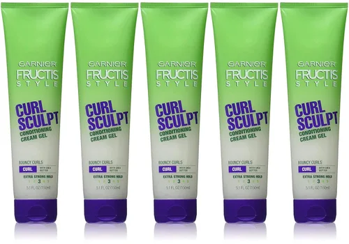 Vista 10 de Garnier Fructis Style Curl Sculpt Gel Crema Acondicionadora 5 oz (paquete de 2), el embalaje puede variar