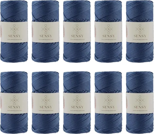 Vista 67 de Sensy Premium Cuerda de Poliéster 1.5mm (0.059 pulgadas) 164 Yardas Cuerda de Polipropileno 100% Cuerda de Macramé 1.5mm Cuerda para Bolsa