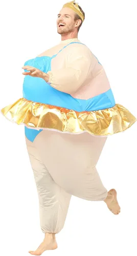 Vista 17 de Disfraz inflable de bailarina gorda para fiesta de Halloween