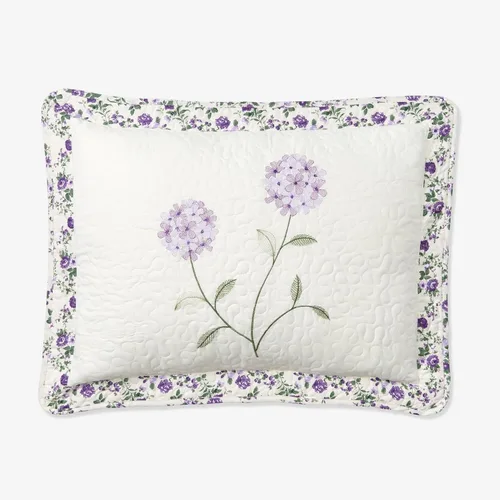 Vista 6 de BrylaneHome Colcha bordada Margaret - King, rosa