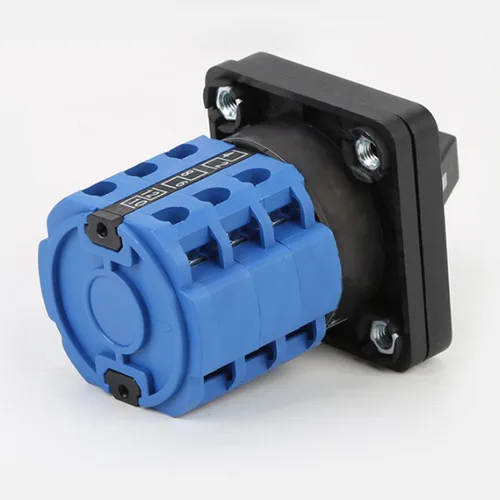 Vista 3 de Interruptor selector de cambio universal, interruptor de transferencia de energía, 3 posiciones 12 terminales, LW26-20/3 380V 20A Motor, Generadores