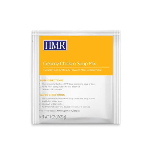 Vista 4 de HMR Mezcla cremosa de sopa de pollo, 0.53 oz de proteína, paquete triple