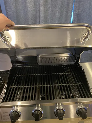 Vista 7 de Rejillas de parrilla para Charbroil Performance 4 quemadores para Char-Broil 463365021 463365724 463365522 463352521, rejillas de parrilla de 17