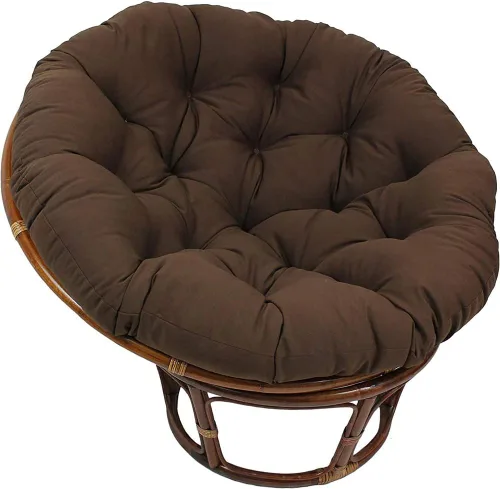Vista 5 de Cojín para silla de columpio, resistente al agua, grueso, cómodo, para colgar cesta, asiento reclinable, para colgar