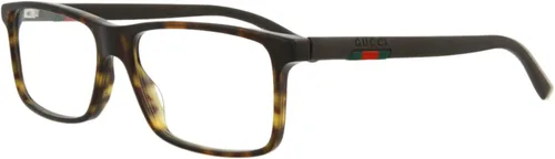 Vista 2 de Gucci Havana Brown - Gafas de diseñador transparentes para hombre