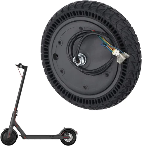 Vista 6 de Motor de cubo de scooter eléctrico, reemplazo de neumáticos de 8.5 pulgadas para scooters E plegables populares, montaje de rueda duradero