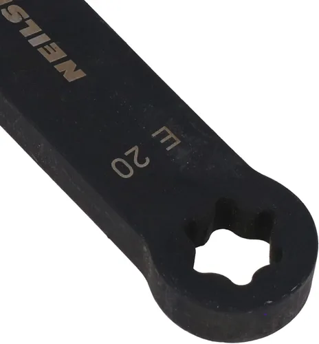 Vista 2 de E20 Hembra E Tipo Torx Estrella Slogging Llave De Extremo De Caja Impactada