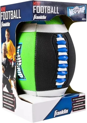 Vista 3 de Franklin Sports Fútbol pequeño de espuma de esponja, Grip-Tech - Fútbol juvenil con tamiz y pegajosidad, cubierta de fácil agarre, perfecto