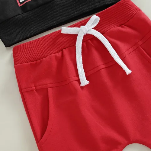 Vista 6 de Karuedoo Conjunto de sudadera con cuello redondo y pantalones deportivos para el día de San Valentín