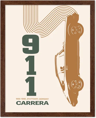 Vista 14 de Poster Master Póster de coche – Impresión clásica de coche – Arte de vehículo – Gran decoración de pared de garaje u oficina – 8 x 10 pulgadas