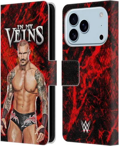 Vista 8 de Head Case Designs Officially Licensed WWE in My Veins Randy Orton Leather Wallet Case Compatible with Apple iPhone 11