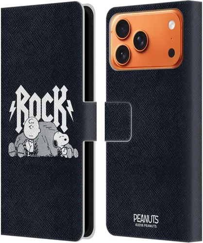 Vista 175 de Head Case Designs Funda de piel con licencia oficial de Peanuts Charlie Brown Good Grief Rock Tees compatible con Apple iPhone 11 Charlie Brown Buen