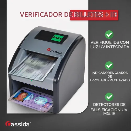 Vista 2 de Detector automático de billetes falsos