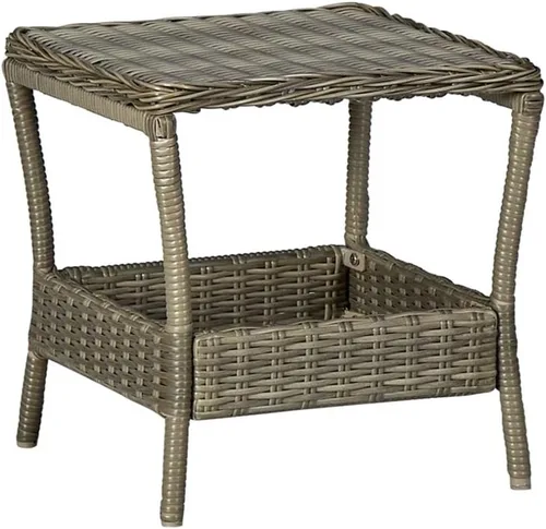 Vista 3 de Afuera Living 3 Piece Poly Rattan Garden Lounge Set, Black/Brown Finish, Weather-Resistant PE Rattan, Adjustable Backrests, Polyester Cushions