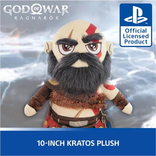 Vista 2 de PlayStation God of War Ragnarök Kratos 10-Inch Collector Plush