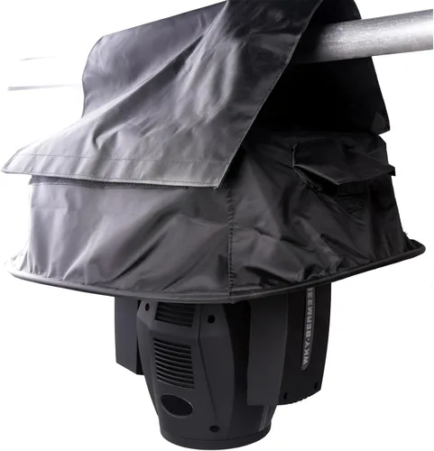 Vista 2 de Cubierta de lluvia para luz de cabeza móvil, cubierta impermeable para cabeza móvil, cubierta Beam 7R para luces móviles impermeables (4 paquetes)