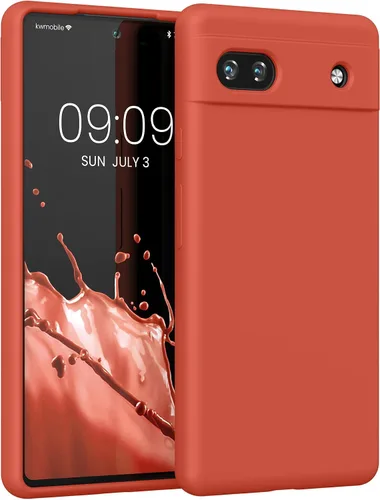 Vista 330 de kwmobile Funda Compatible con Google Pixel 6 Pro - Funda de Teléfono de Silicona TPU con Acabado Suave - Azul Caribe