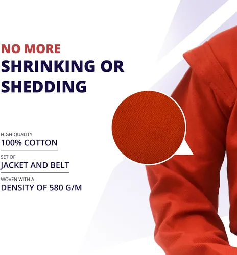 Vista 5 de STELS Chaqueta Sambo - Ropa profesional de artes marciales certificada por la FIAS Rojo