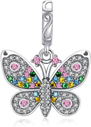 Vista 145 de LNQOBU Happy Life - Colgante para pulseras de abalorios, plata de ley 925 para mujer (con un espaciador de cuentas)