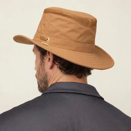 Vista 5 de Tilley LTM5 Airflo Slim Sun Hat, Toffee, 7 7/8