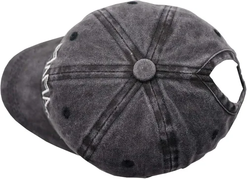 Vista 6 de MANMESH HATT Mama Bear Ponytail Hat Vintage Washed Distressed Baseball Dad Cap for Women