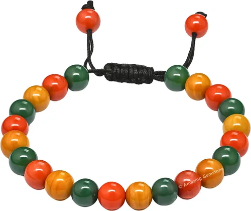 Vista 61 de Pulsera del zodiaco de cristales curativos