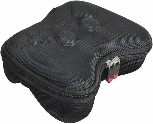 Vista 6 de Hermitshell Funda de viaje para 8Bitdo Sn30 Pro + controlador Bluetooth inalámbrico Gamepad, Negro, Sn Edition