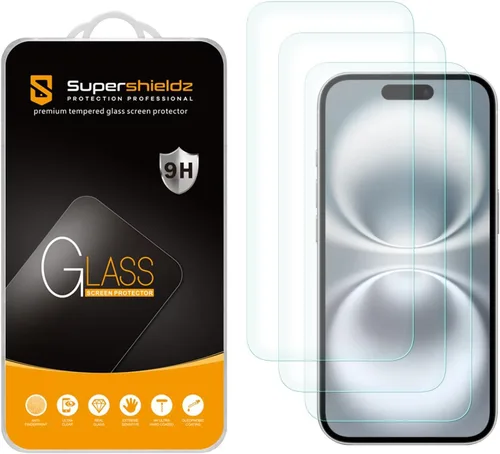 Vista 7 de Supershieldz Protector de pantalla de vidrio templado diseñado para iPhone Air (6.5 pulgadas), antiarañazos, sin burbujas