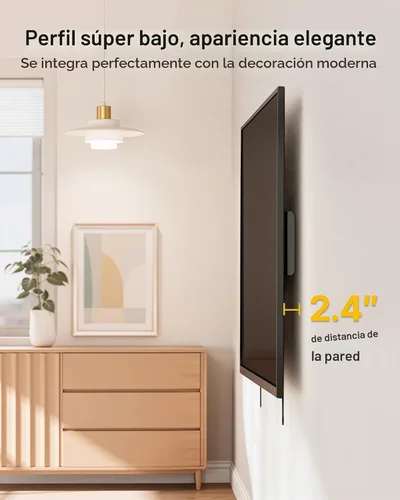 Vista 7 de monTEK Soporte de pared de TV inclinable resistente para televisores de 37