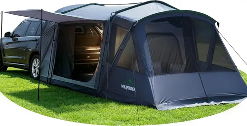 Vista 13 de WildFinder SUV Tent, Car Tents for Camping, SUV Tailgate Tent for Family