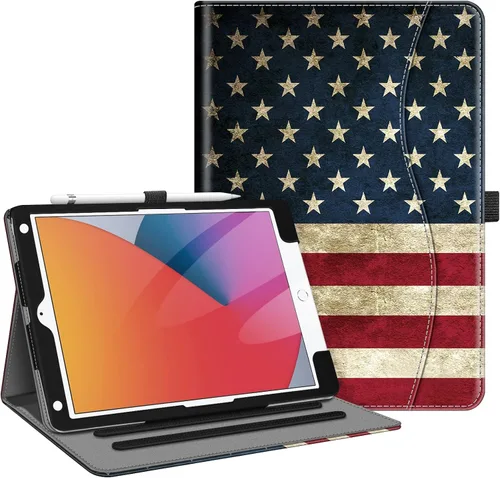 Vista 38 de Fintie - Funda para iPad de 9ª / 8ª / 7ª generación (2021/2020/2019) de 10.2 pulgadas - [Protección de esquinas] Funda con soporte de visualización