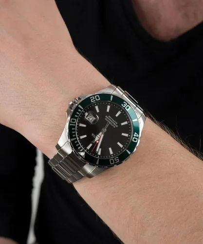 Vista 2 de Festina Reloj automático para hombre, correa de acero inoxidable Black