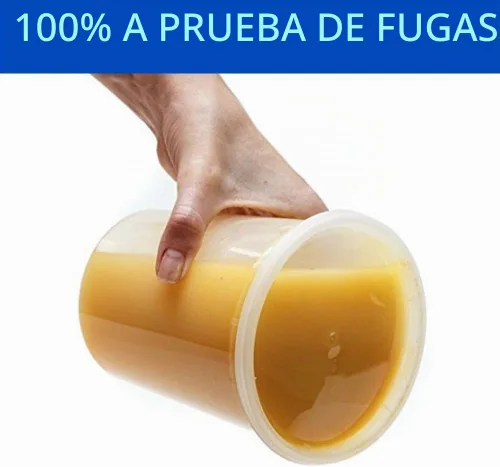 Vista 4 de Healthy Packers Contenedores de almacenamiento de alimentos con tapas herméticas, tarros de plástico transparente para almacenamiento de alimentos