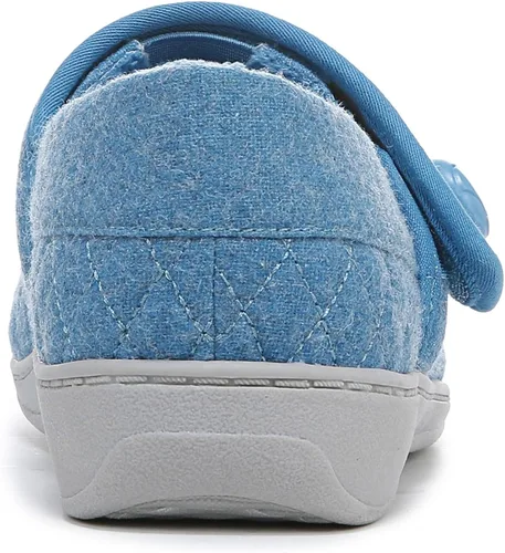 Vista 7 de Vionic Women's Indulge Jackie Flannel Slip On Slipper- Comfortable Spa House Slippers that include Three-Zone Comfort with Orthotic Insole Arch