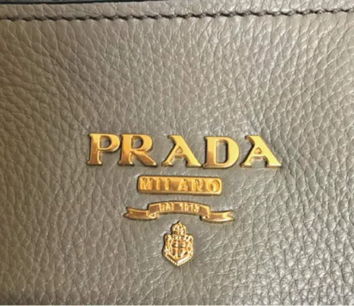 Vista 4 de Prada 1BG865 - Bolso de la compra con asa superior para mujer, color gris