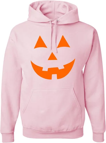 Vista 16 de Go All Out Jack O Lantern Pumpkin Face Halloween Divertida sudadera con capucha para hombre y mujer Naranja