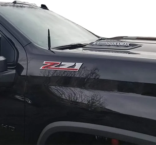 Vista 3 de 50 Cal Bullet Antena de repuesto Ford F150 F250 F350 Dodge Ram 1500 2500 Jeep Wrangler Toyota Tundra (negro)