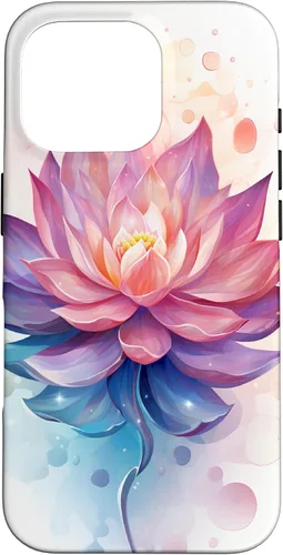 Vista 20 de Funda con ilustración de flor de loto para iPhone 17