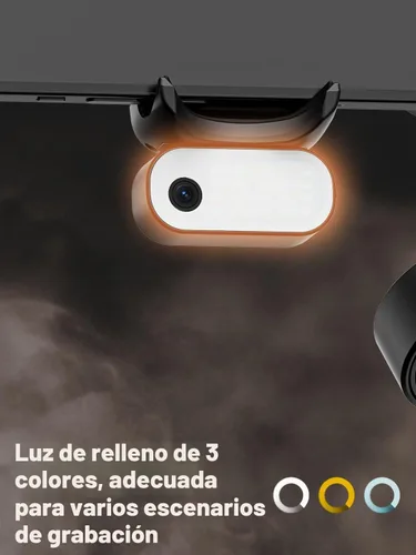 Vista 8 de AOCHUAN Smart X3 AI Gimbal estabilizador para iPhone, módulo de luz de seguimiento de AI
