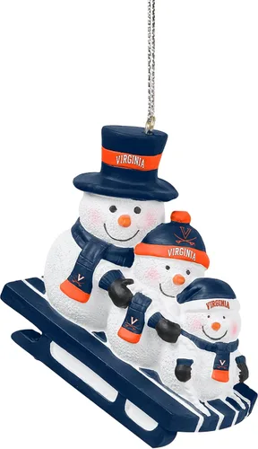 Vista 12 de FOCO NCAA Unisex-Adult Sledding Snowman Holiday Christmas Tree
