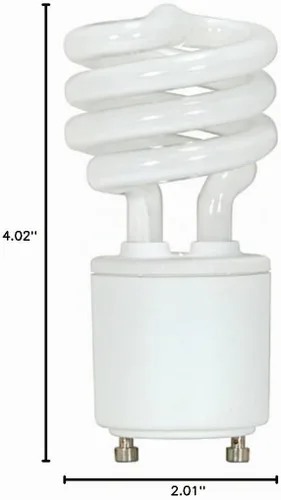 Vista 3 de Satco GU24 de CFL, S8203, 13watts, 120 volts
