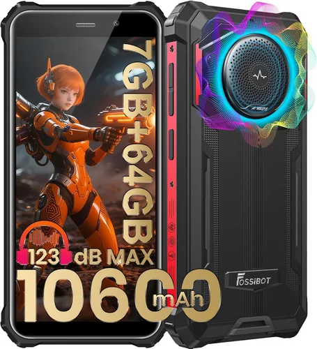 Vista 9 de FOSSIBOT F101P Teléfono robusto 5.45" 10600mAh teléfono desbloqueado Negro