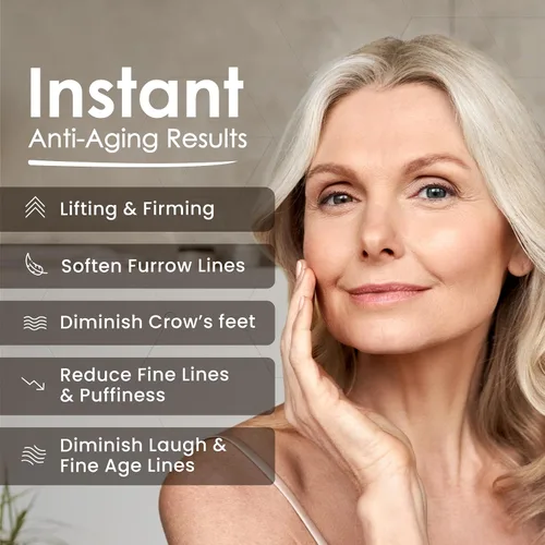 Vista 3 de MaxiLift - Suero de estiramiento facial instantáneo, suero para la piel para la cara y el levantamiento instantáneo de ojos, suave y firme piel