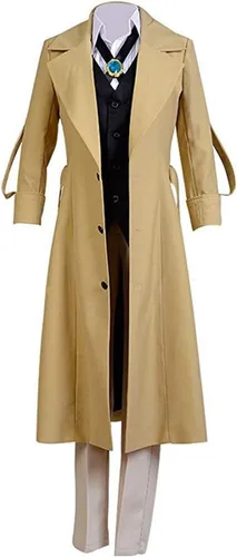Vista 5 de Bungo Stray Dogs Cosplay Osamu Dazai Detective Agency Disfraz personalizado