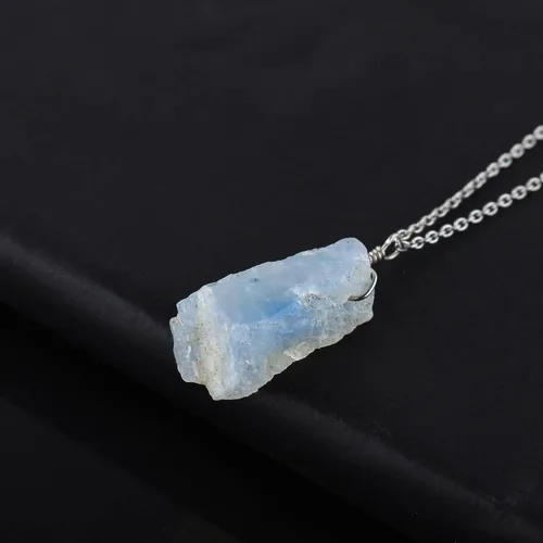 Vista 3 de OdrillionGems Collar de plata de ley 925 para mujer, piedras preciosas