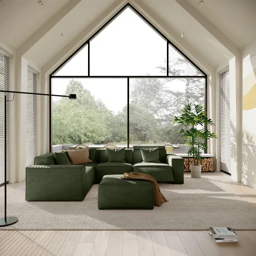 Vista 21 de Sofá eléctrico de 85 pulgadas, sofás modulares para sala de estar, moderno sofá biplaza reclinable grande, cómodo sofá nube de terciopelo
