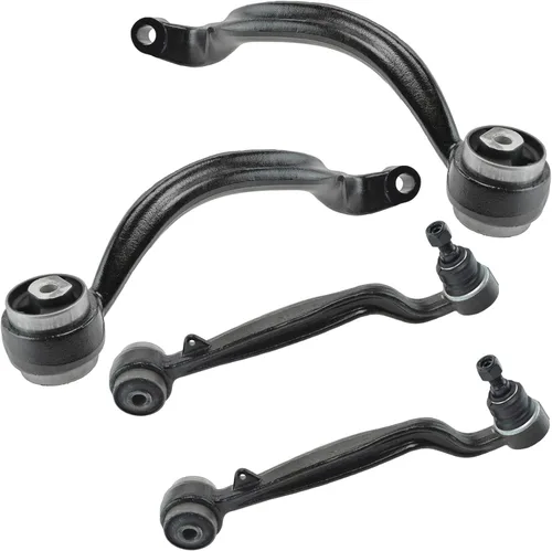 Vista 90 de TRQ Brazo de control superior e inferior del lado del conductor y del pasajero con juego de rótulas compatible con Chevrolet GMC 89-02